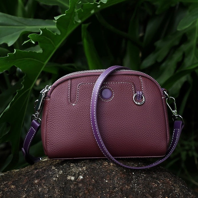Women’s Genuine Cowhide Shoulder Crossbody Bag | Timeless Everyday Elegance
