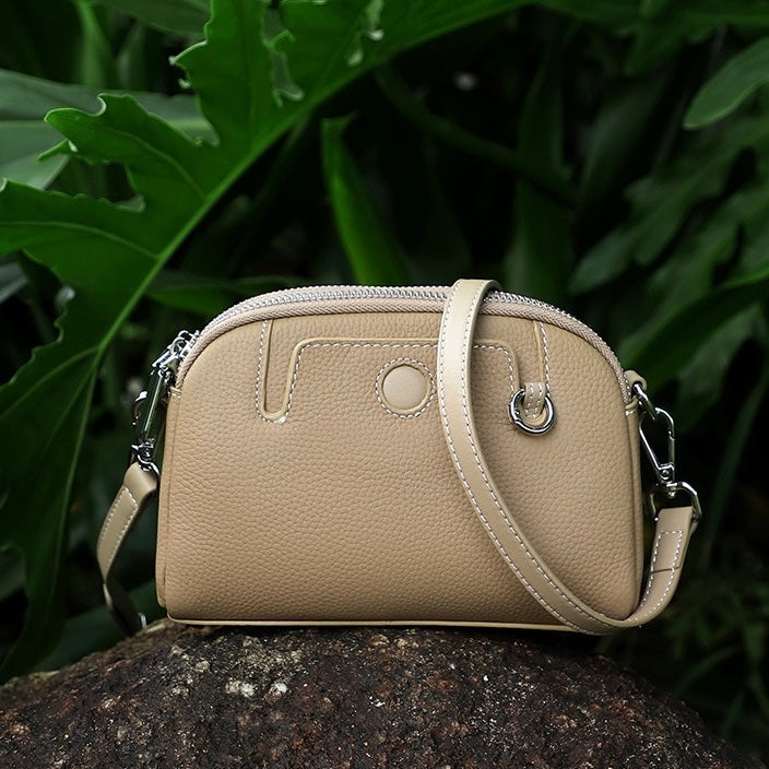 Women’s Genuine Cowhide Shoulder Crossbody Bag | Timeless Everyday Elegance