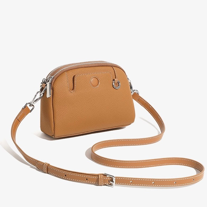 Women’s Genuine Cowhide Shoulder Crossbody Bag | Timeless Everyday Elegance