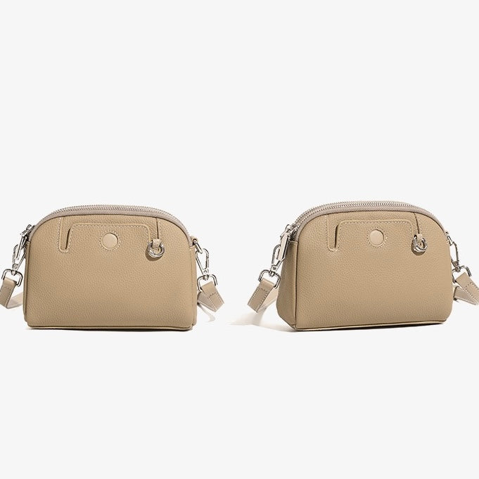 Women’s Genuine Cowhide Shoulder Crossbody Bag | Timeless Everyday Elegance