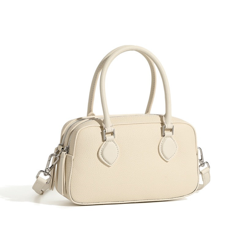 Women’s Genuine Leather Handheld Boston Bag | Effortless Everyday Elegance