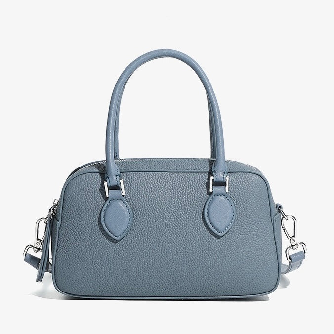 Women’s Genuine Leather Handheld Boston Bag | Effortless Everyday Elegance