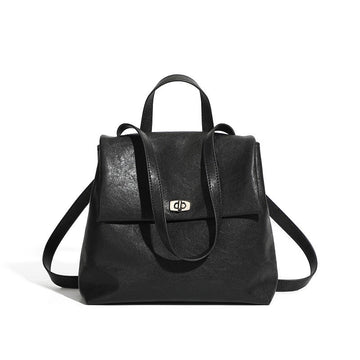 Women’s Genuine Leather Backpack | Large Capacity Versatile Elegance