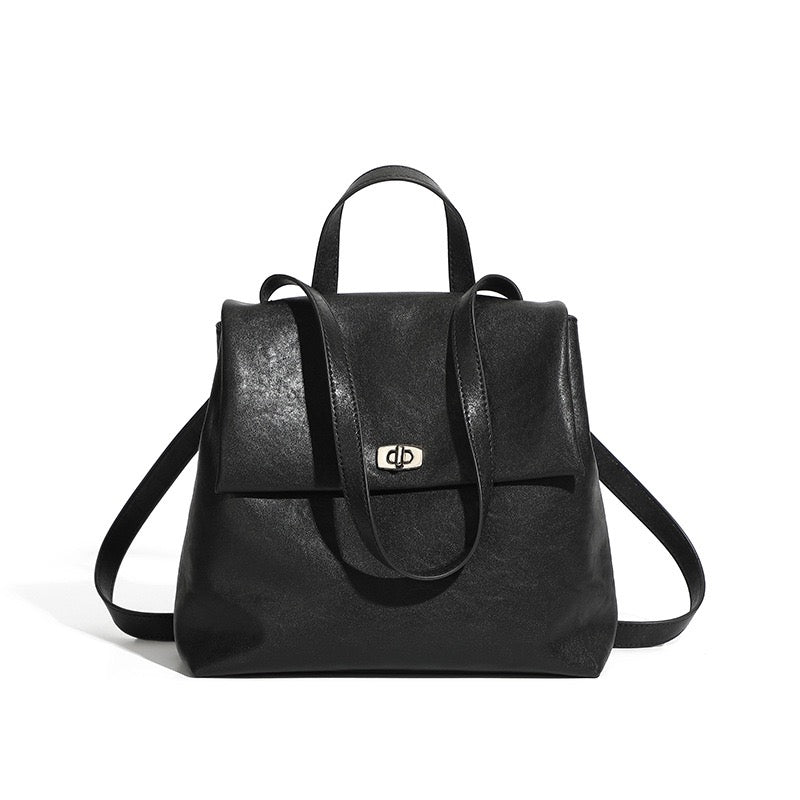 Women’s Genuine Leather Backpack | Large Capacity Versatile Elegance