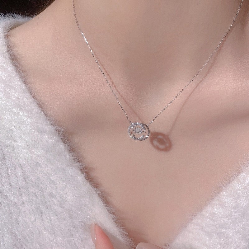 Infinite Circle Möbius Necklace | Effortless Timeless Sculptural Elegance