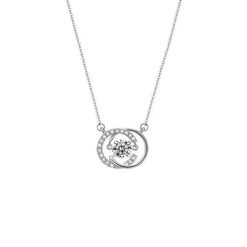 Infinite Circle Möbius Necklace | Effortless Timeless Sculptural Elegance
