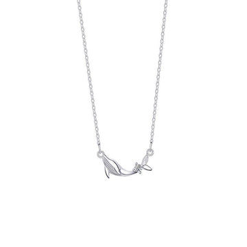Women's Whale Pendant Necklace | Refined Minimalist Coastal Elegance
