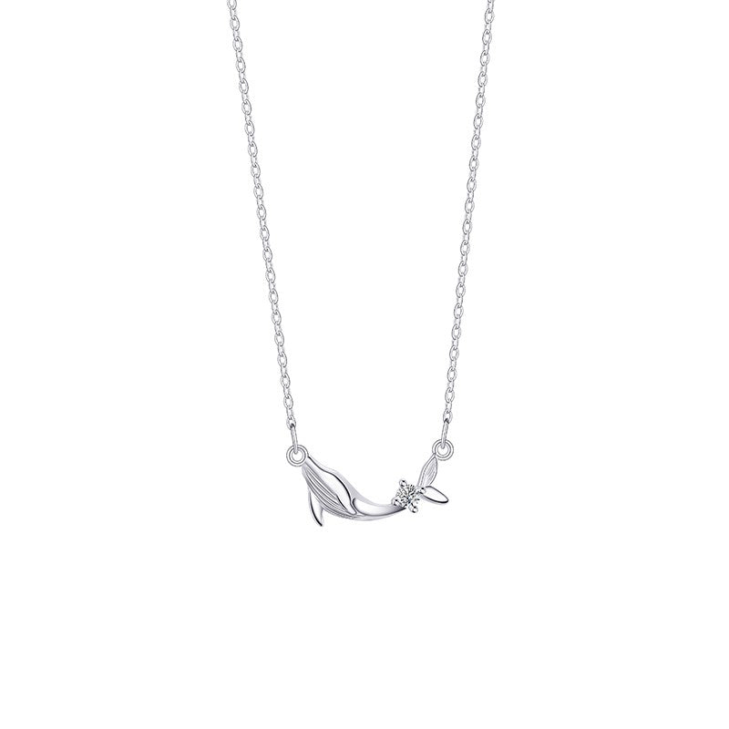 Women's Whale Pendant Necklace | Refined Minimalist Coastal Elegance