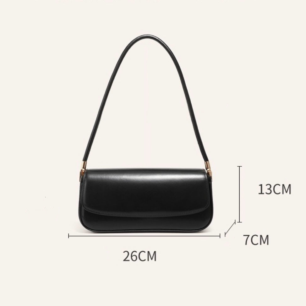 Women’s Genuine Leather Minimalist Saddle Tote | Effortless Commuter Elegance
