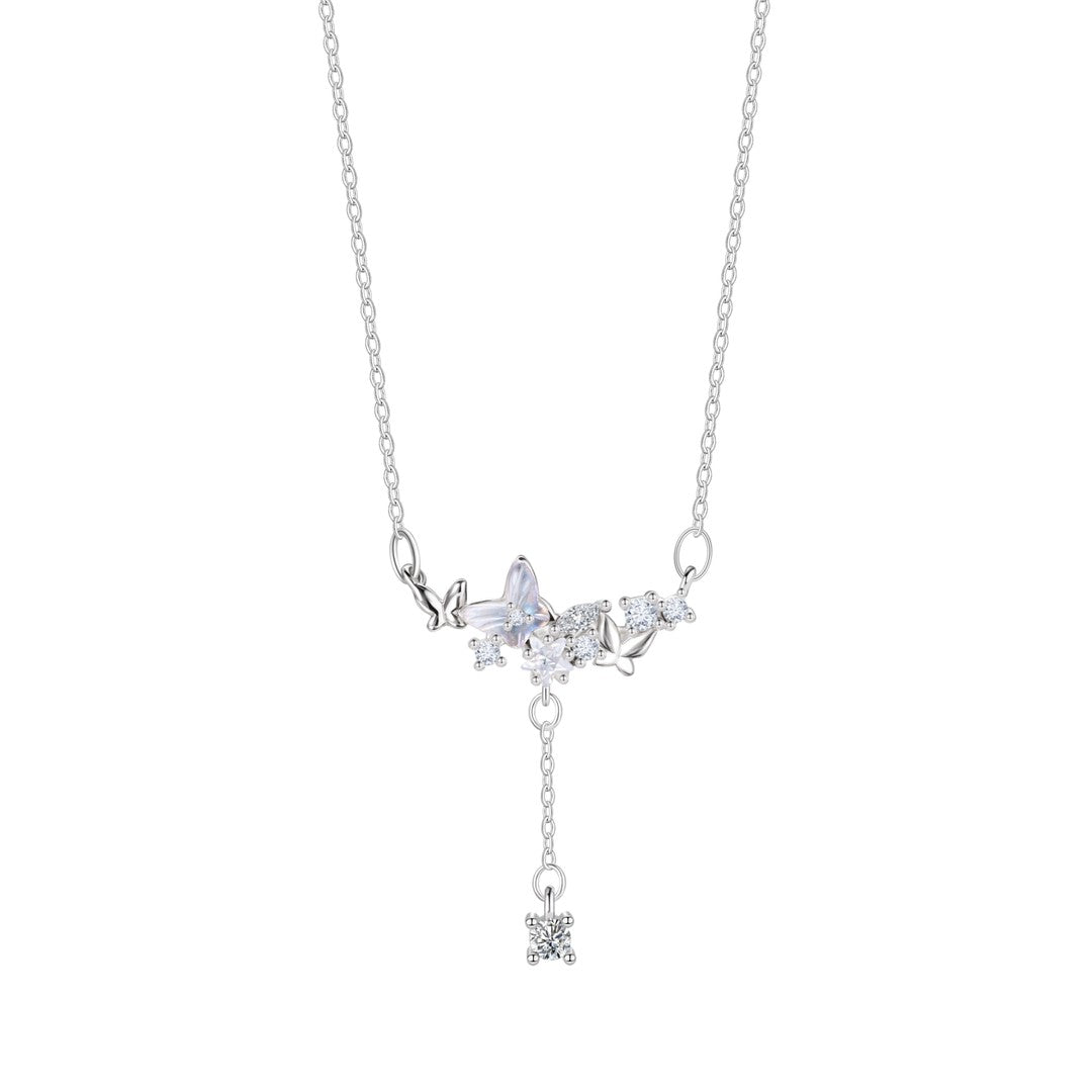 Women’s Butterfly and Stars Necklace | Effortless Celestial Elegance