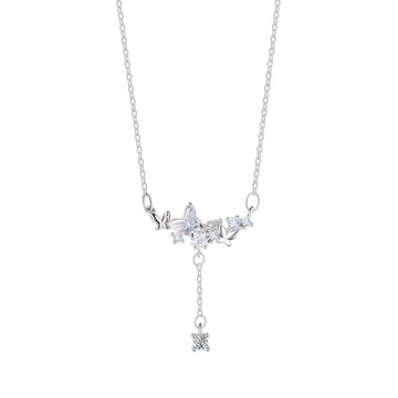 Women’s Butterfly and Stars Necklace | Effortless Celestial Elegance