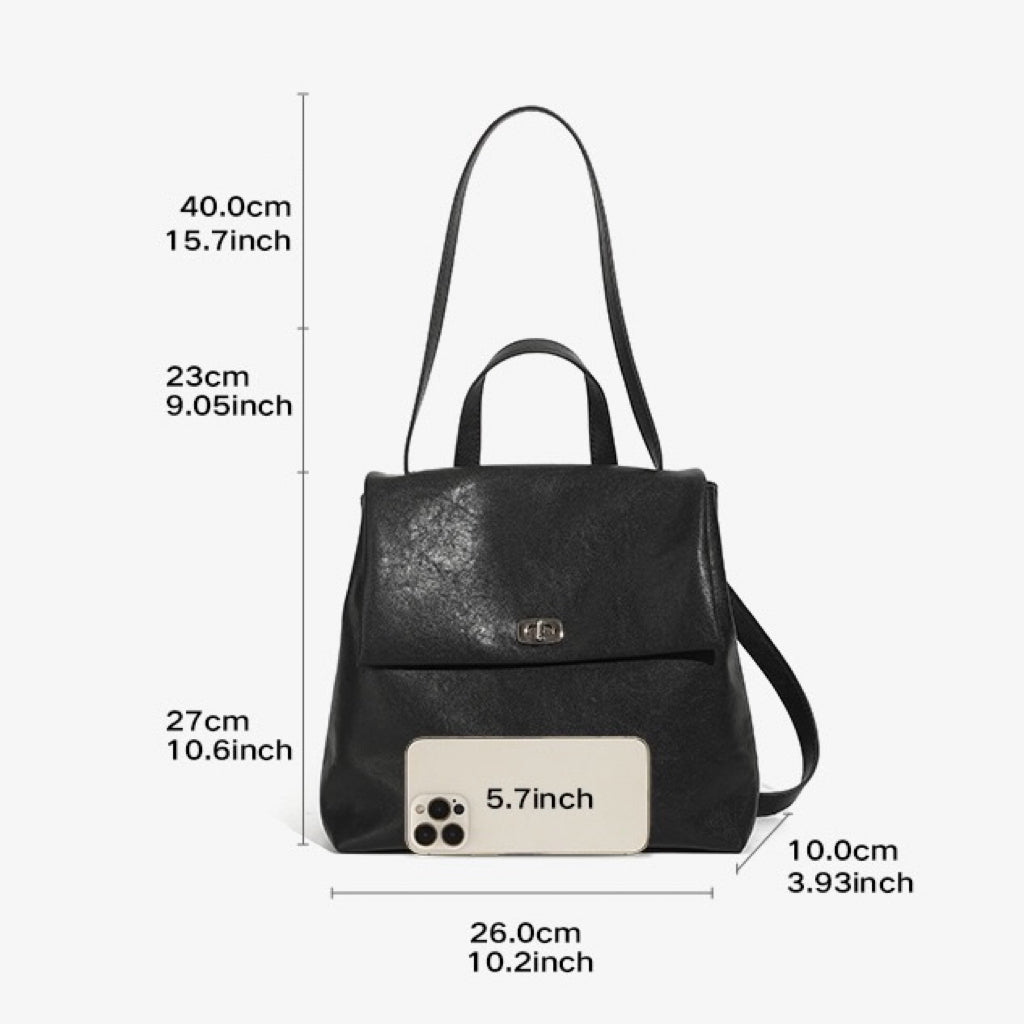 Women’s Genuine Leather Backpack | Large Capacity Versatile Elegance