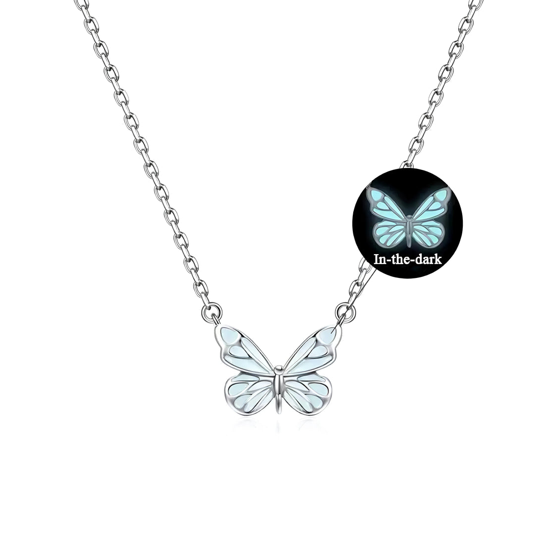 Blue Butterfly Necklace | Luminous Dream Effortless Poise And Understated Elegance