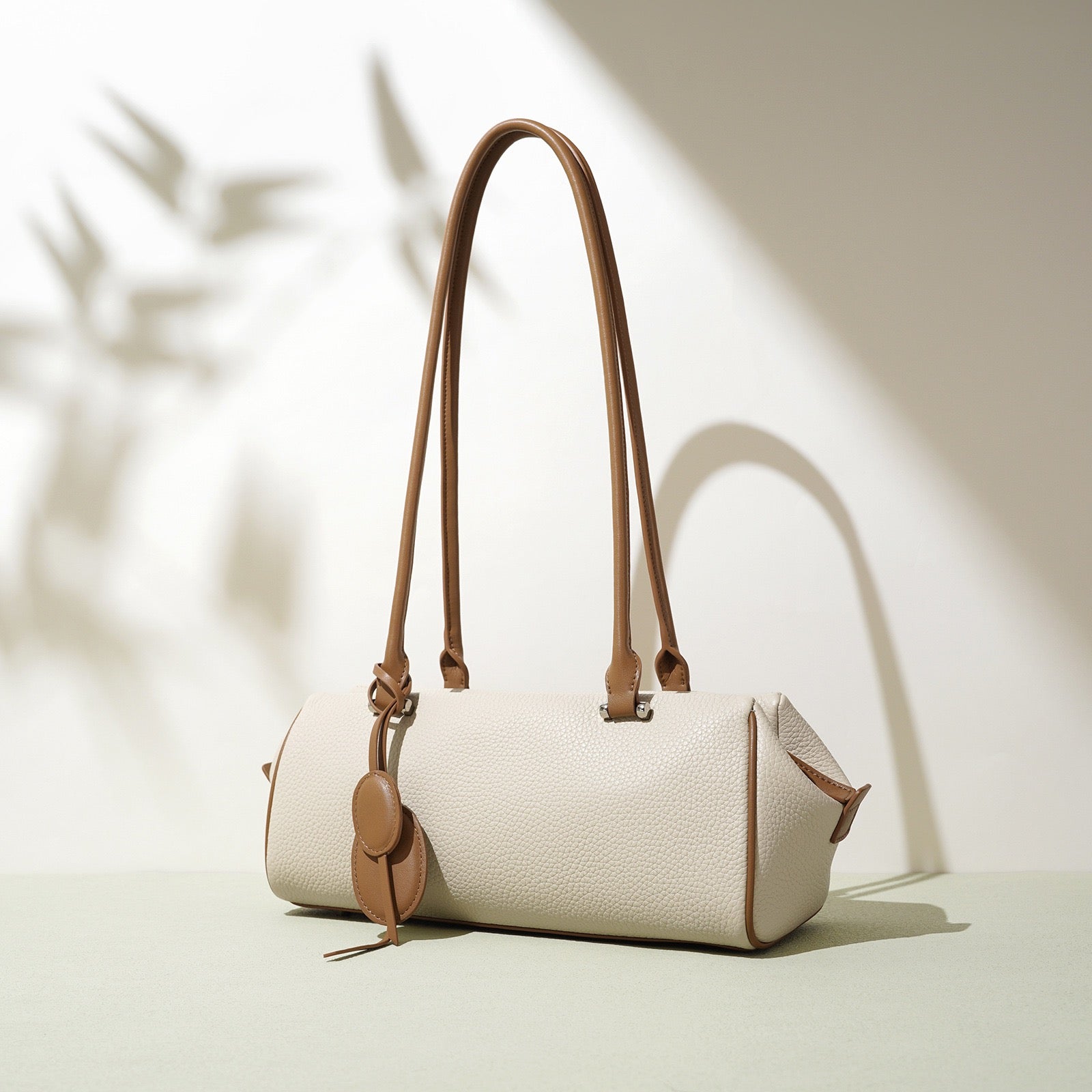 Women’s Genuine Leather Shoulder Handbag | Effortless Pendant Elegance