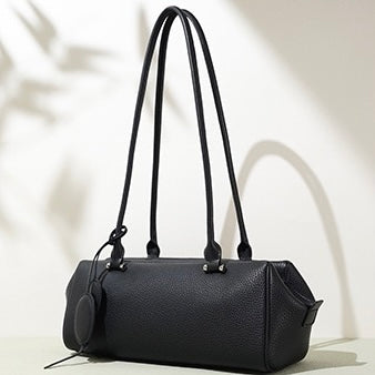 Women’s Genuine Leather Shoulder Handbag | Effortless Pendant Elegance