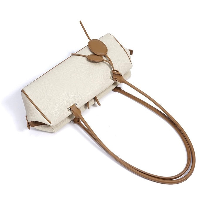 Women’s Genuine Leather Shoulder Handbag | Effortless Pendant Elegance