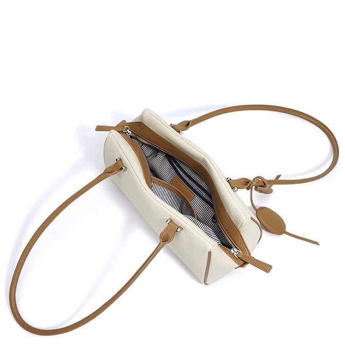 Women’s Genuine Leather Shoulder Handbag | Effortless Pendant Elegance