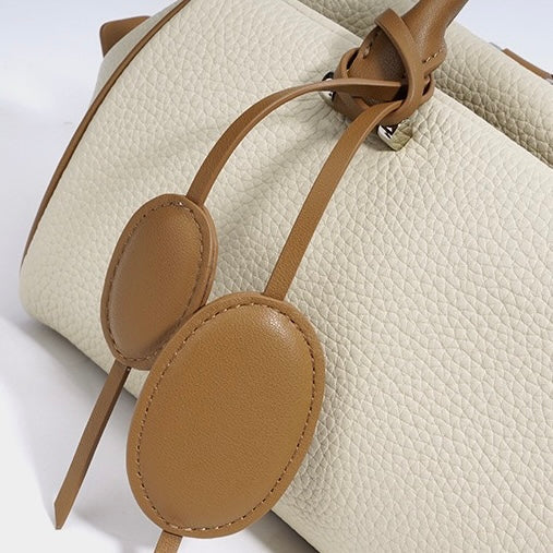 Women’s Genuine Leather Shoulder Handbag | Effortless Pendant Elegance