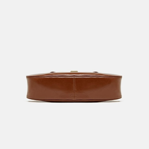 Women’s Top Grain Cowhide Baguette Bag | Effortless City Elegance