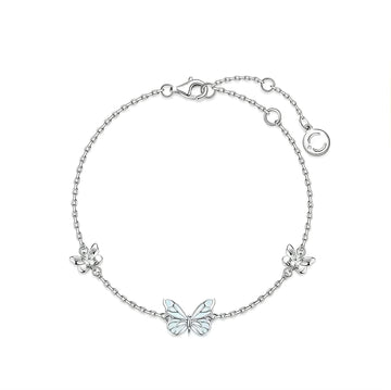 Blue Butterfly Bracelet | Luminous Dream Elegance