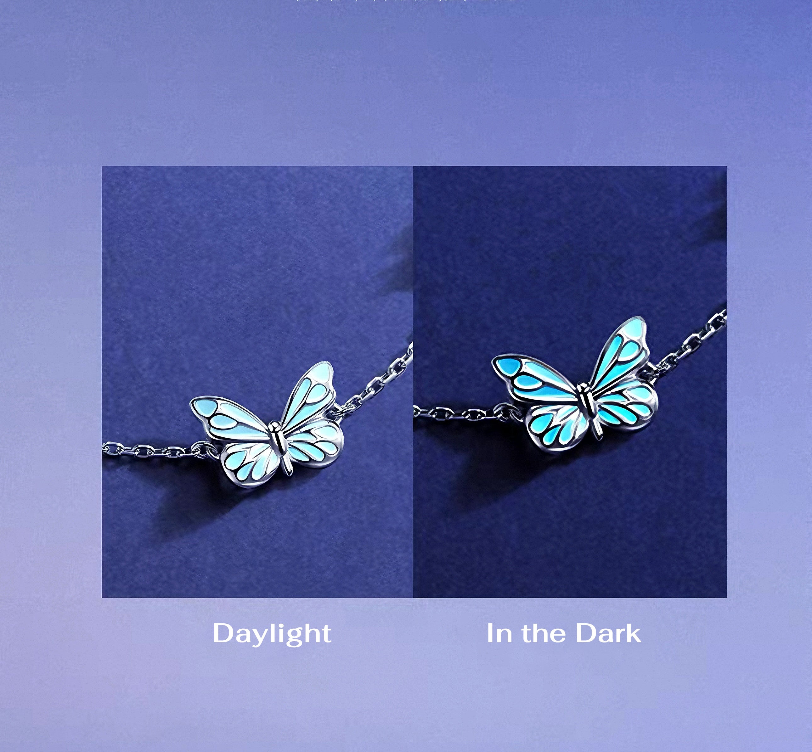 Blue Butterfly Bracelet | Luminous Dream Elegance