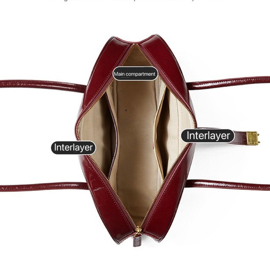 Women’s Top Grain Cowhide Baguette Bag | Effortless City Elegance