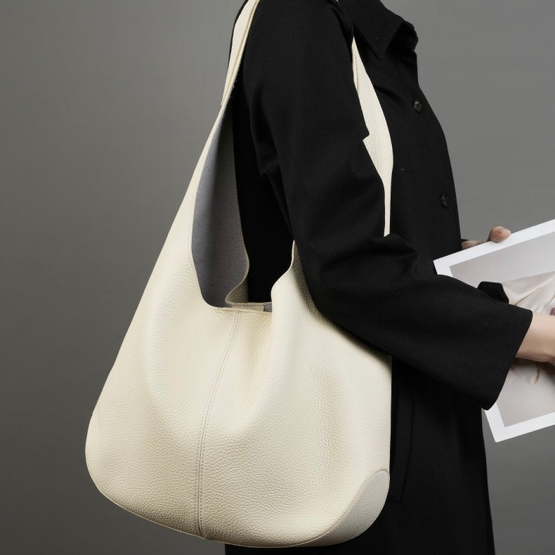 Women’s Genuine Leather Hobo Tote Bag | Effortless Everyday Elegance