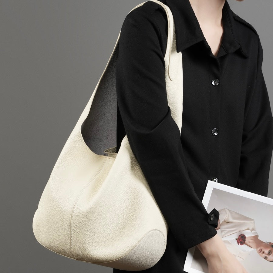 Women’s Genuine Leather Hobo Tote Bag | Effortless Everyday Elegance