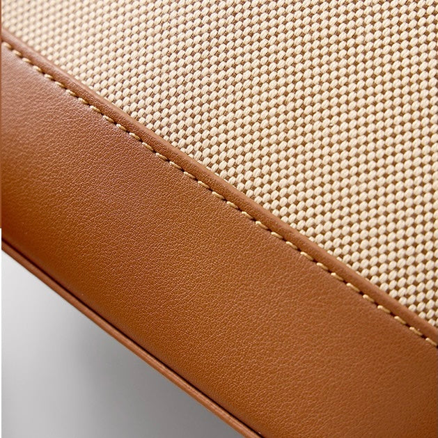 Women’s Woven Colorblock Shoulder Bag | Effortless Commuter Elegance