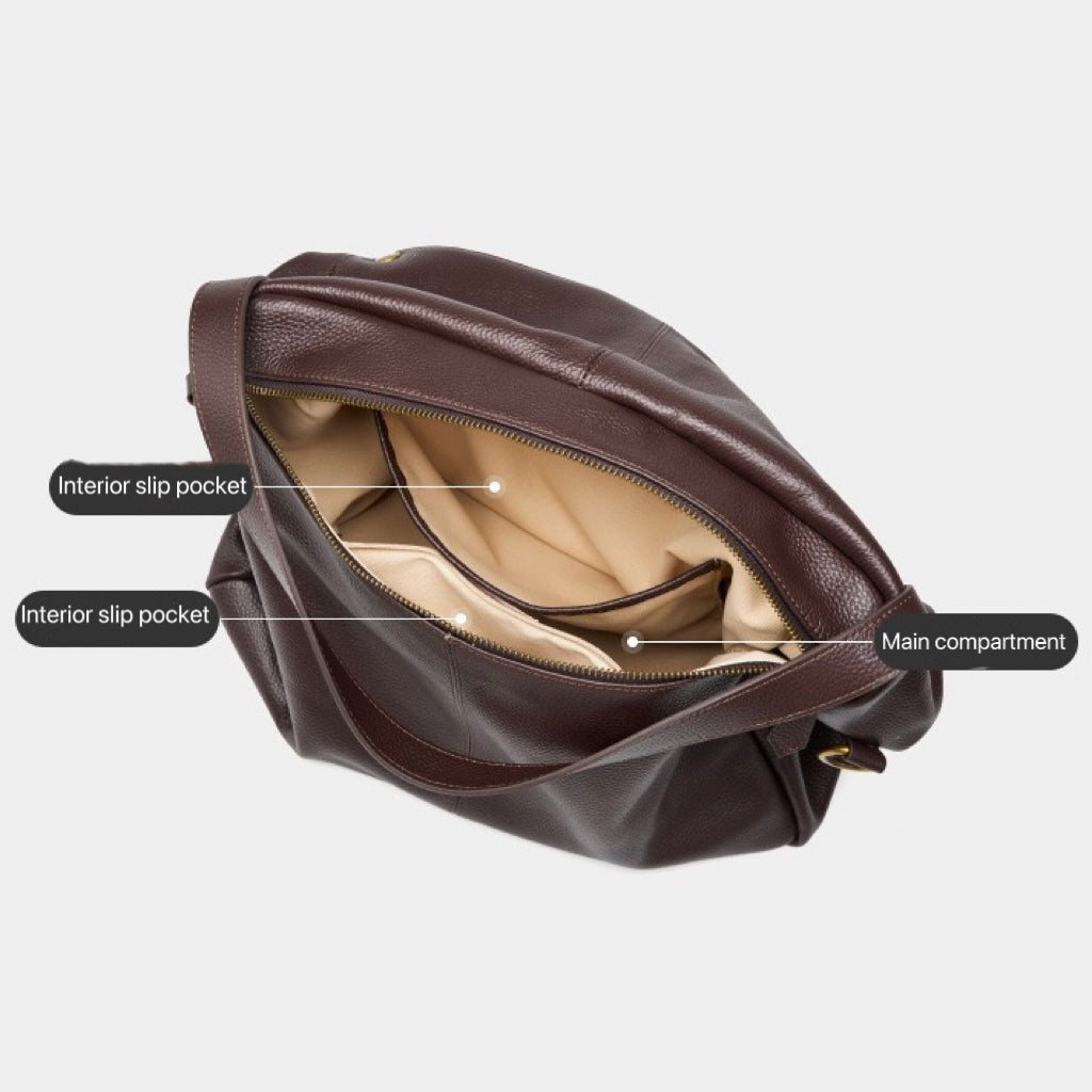 Women’s Genuine Leather Tote Bag | Effortless Minimalist Elegance