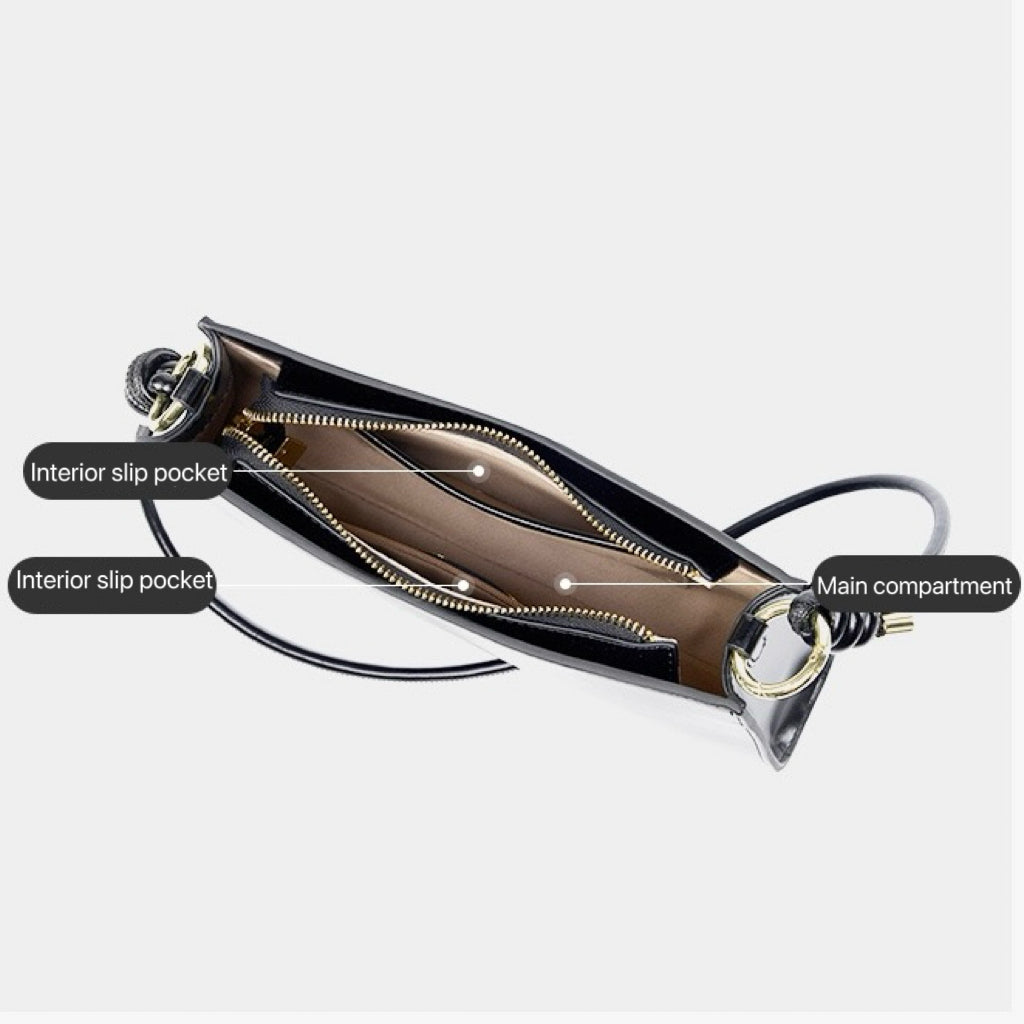 Women’s Genuine Leather Underarm Baguette Bag | Effortless Understated Luxury