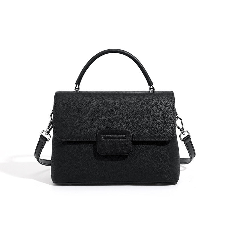 Top-Grain Cowhide Handheld Envelope Crossbody Bag | Effortless Minimalist Elegance