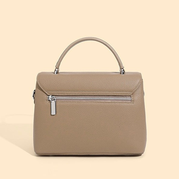 Top-Grain Cowhide Handheld Envelope Crossbody Bag | Effortless Minimalist Elegance