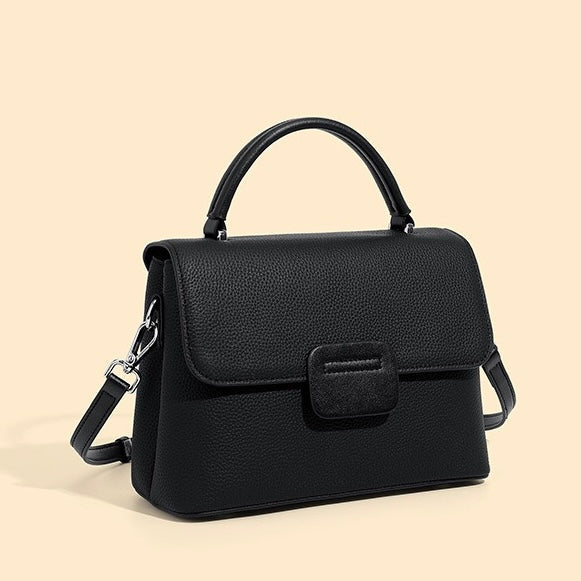 Top-Grain Cowhide Handheld Envelope Crossbody Bag | Effortless Minimalist Elegance