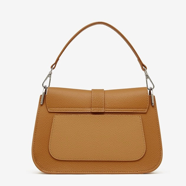 Genuine Leather Saddle Bag | Effortless Minimalist Commuter Elegance