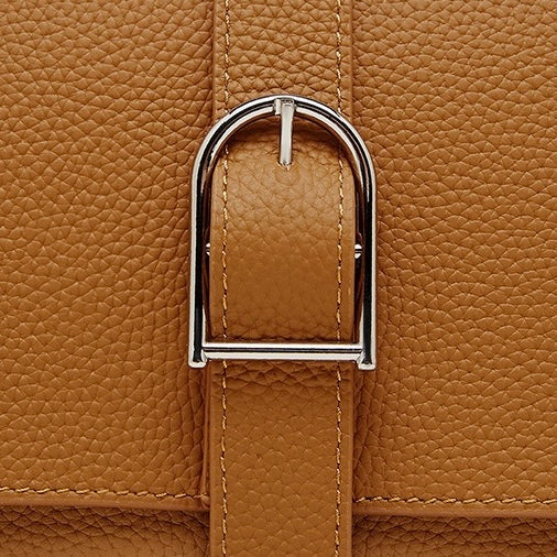 Genuine Leather Saddle Bag | Effortless Minimalist Commuter Elegance