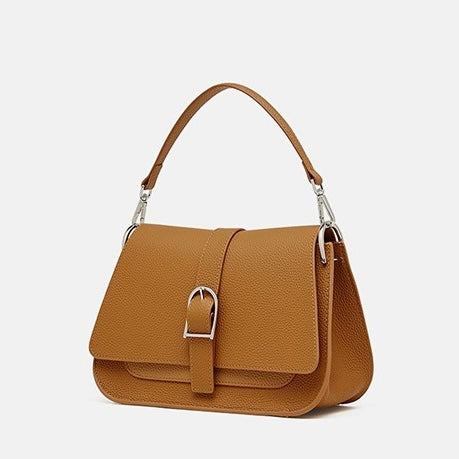 Genuine Leather Saddle Bag | Effortless Minimalist Commuter Elegance