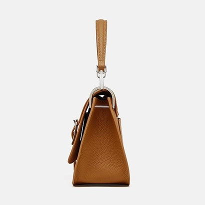 Genuine Leather Saddle Bag | Effortless Minimalist Commuter Elegance