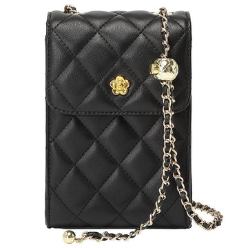 Women's Genuine Leather Chain Crossbody Phone Bag | Effortless Elegance