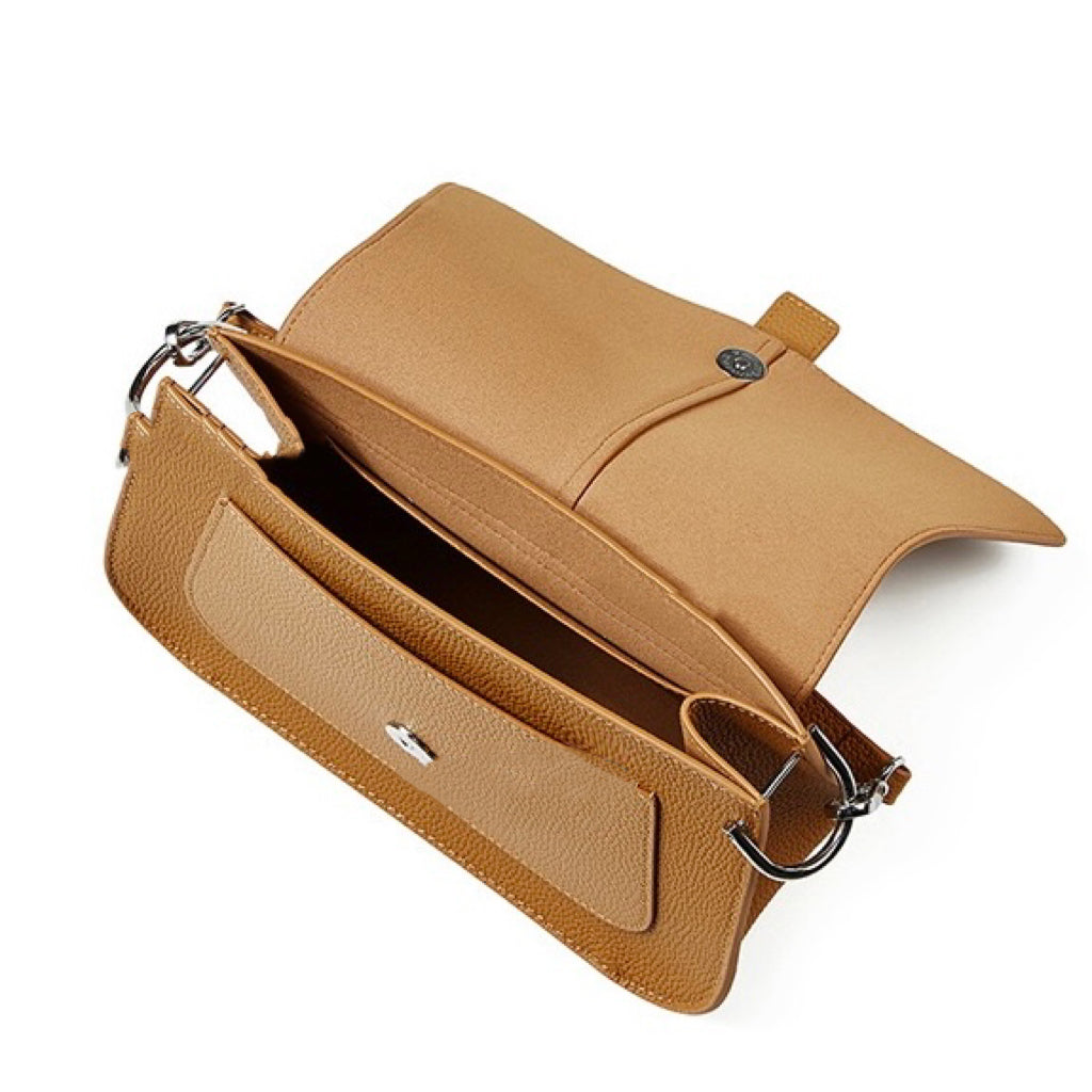 Genuine Leather Saddle Bag | Effortless Minimalist Commuter Elegance