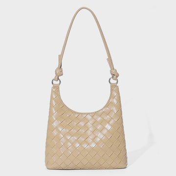 Women’s Genuine Leather Woven Shoulder Bag | Effortless Elegance