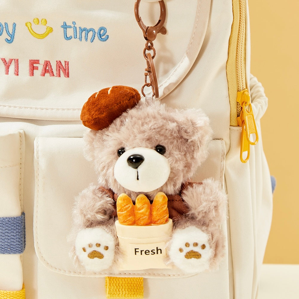Teddy Bear Bag Charm | Subtle Whimsical Everyday Elegance