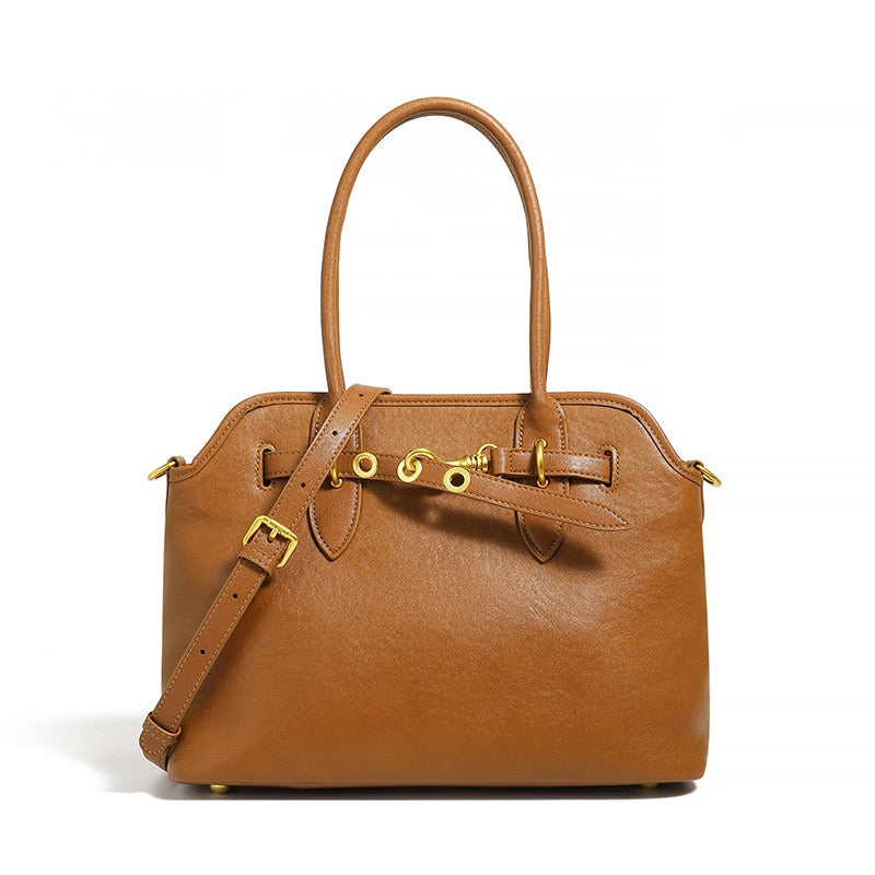Women’s Vintage Grain Leather Tote Bag | Effortless Everyday Elegance