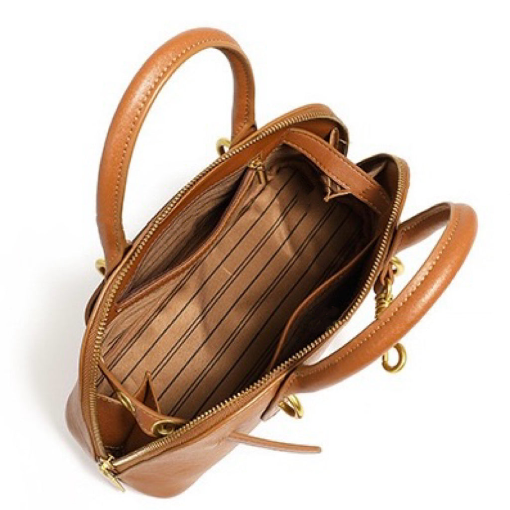 Women’s Genuine Leather Shell Bag | Timeless Crossbody Elegance