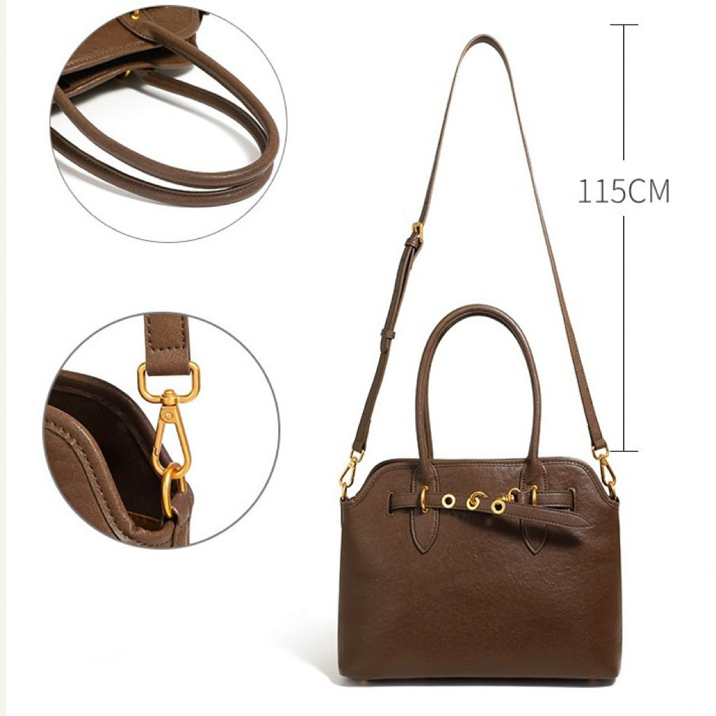 Women’s Vintage Grain Leather Tote Bag | Effortless Everyday Elegance