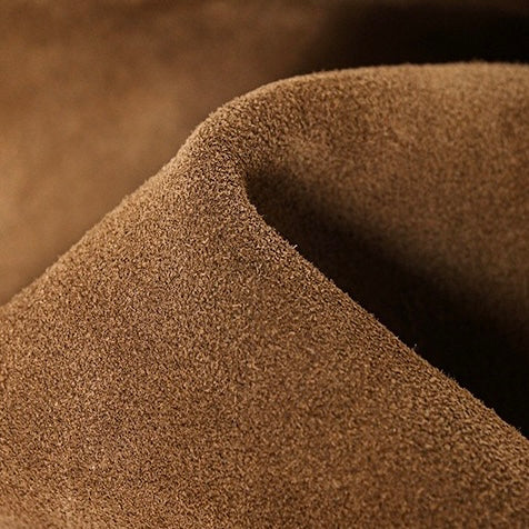 Brown Suede Leather Dumpling Hobo Shoulder Bag | Timeless Understated Elegance