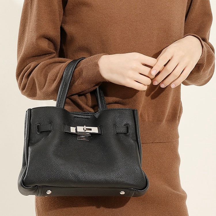 Women’s Genuine Pebbled Leather Crossbody Bag | Effortless Elegance