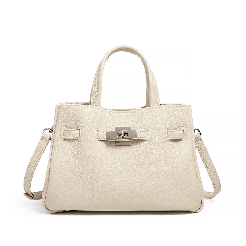 Women’s Genuine Pebbled Leather Crossbody Bag | Effortless Elegance