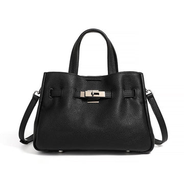 Women’s Genuine Pebbled Leather Crossbody Bag | Effortless Elegance