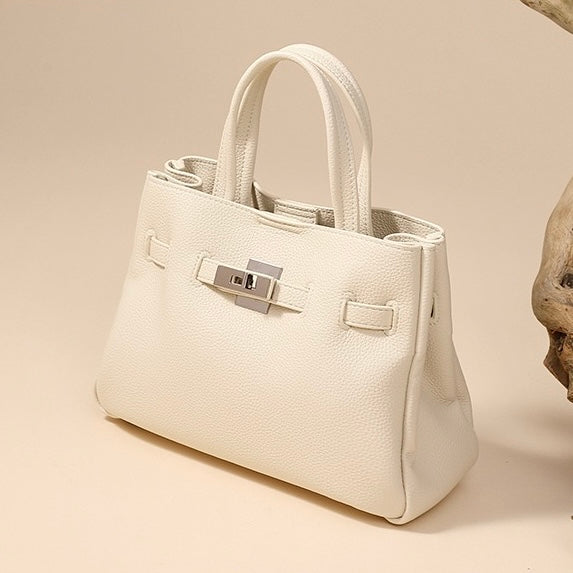 Women’s Genuine Pebbled Leather Crossbody Bag | Effortless Elegance